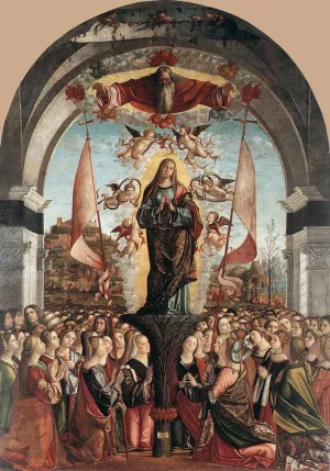 Apotheosis of St. Ursula Oil painting by Vittore Carpaccio