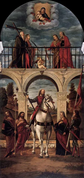 Glory of St Vitalis painting by Vittore Carpaccio