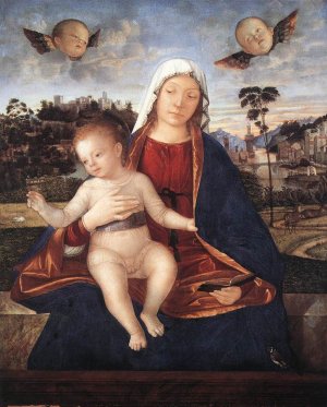 Madonna and Blessing Child by Vittore Carpaccio Oil Painting