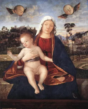 Madonna and Blessing Child Oil painting by Vittore Carpaccio