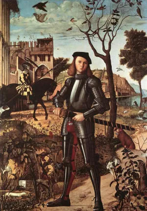 Portrait of a Knight by Vittore Carpaccio Oil Painting