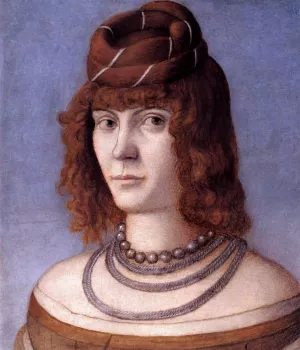 Portrait of a Woman by Vittore Carpaccio - Oil Painting Reproduction