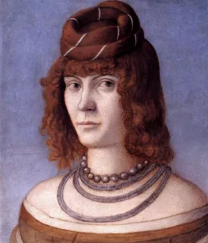 Portrait of a Woman Oil painting by Vittore Carpaccio