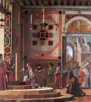 The Ambassadors Depart by Vittore Carpaccio - Oil Painting Reproduction