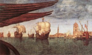 The Lion of St Mark Detail by Vittore Carpaccio Oil Painting