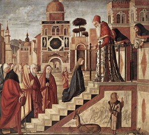 The Presentation of the Virgin Oil painting by Vittore Carpaccio