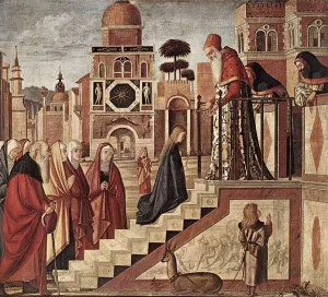 The Presentation of the Virgin by Vittore Carpaccio Oil Painting