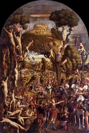 The Ten Thousand Martyrs on the Mount Ararat by Vittore Carpaccio - Oil Painting Reproduction
