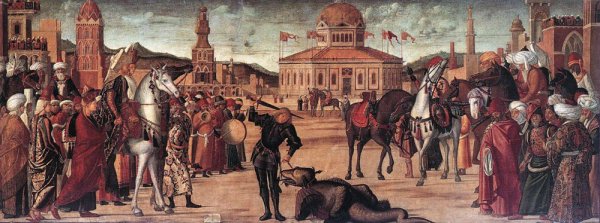 Main Product Photo of The Triumph of St. George 2 Painting by Vittore Carpaccio