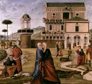 The Visitation painting by Vittore Carpaccio