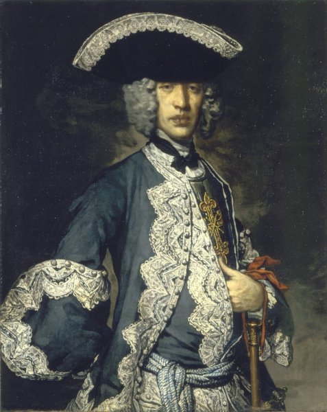 Main Product Photo of Portrait of a Knight of the Costantinian Order  Painting by Vittore Ghislandi