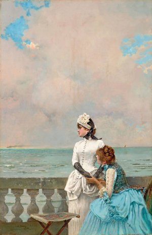 Dis-mois tout by Vittorio Matteo Corcos Oil Painting