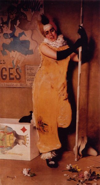 Pagliaccia by Vittorio Matteo Corcos - Hand-Painted Oil Painting Reproduction