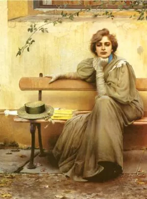Sogni by Vittorio Matteo Corcos - Oil Painting Reproduction