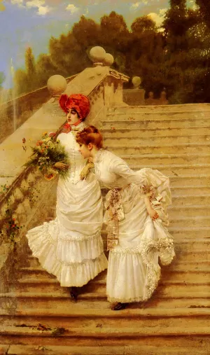 The Rendezvous painting by Vittorio Matteo Corcos