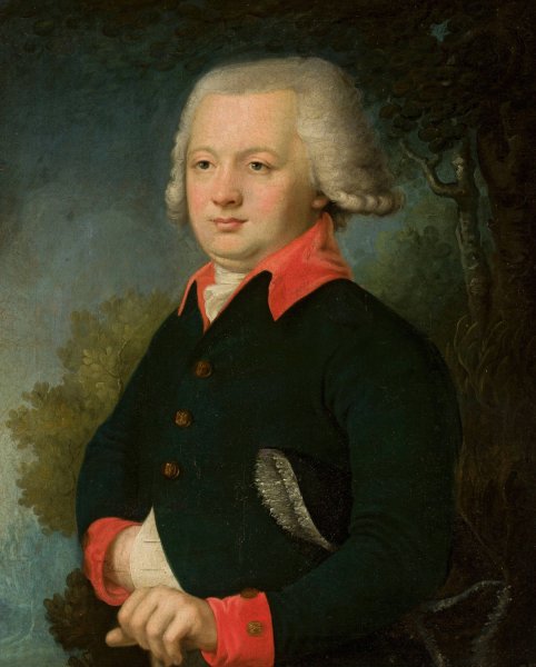 Portrait of a young man by Vladimir Borovikovsky - Hand-Painted Oil Painting Reproduction