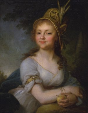 Portrait of Ekaterina Arsenieva by Vladimir Borovikovsky Oil Painting