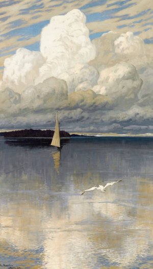 Calm Waters by Vladimir Nikolaevich Fedorovich Oil Painting