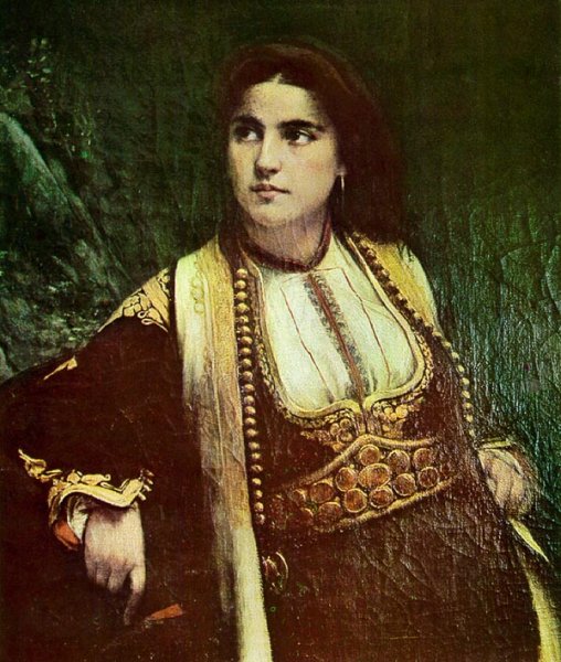 Cmogorka by Vlaho Bukovac - Hand-Painted Oil Painting Reproduction