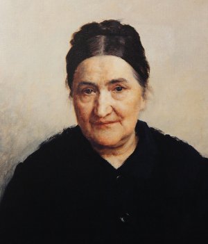 Portrait of Katarina Bibica by Vlaho Bukovac Oil Painting