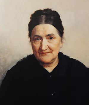 Portrait of Katarina Bibica Oil painting by Vlaho Bukovac
