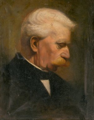 Head Study Of An Old Man by Vojtech Angyal Oil Painting