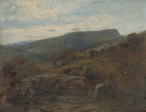Landscape around Kremnica by Vojtech Angyal Oil Painting