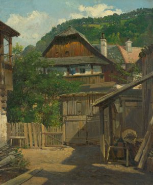 Old Kremnica by Vojtech Angyal Oil Painting