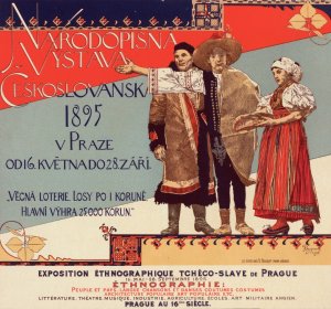 Exposition ethnographique tcheco-slave de Prague by Vojtech Hynais Oil Painting