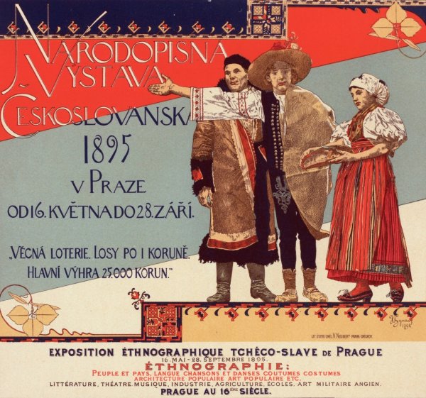 Main Product Photo of Exposition ethnographique tcheco-slave de Prague  Painting by Vojtech Hynais
