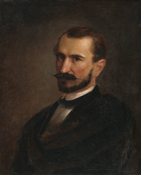 Main Product Photo of Self-portrait  Painting by Vojtech Klimkovic