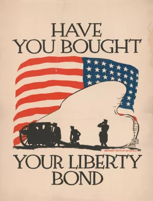 Have you bought your liberty bond Oil painting by Vojtech Preissig