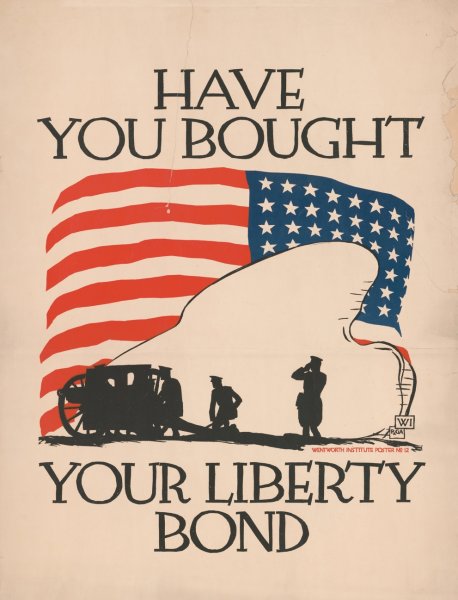 Have you bought your liberty bond  by Vojtech Preissig - Hand-Painted Oil Painting Reproduction