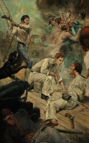 Nelson's Yankee Boy by William Herbert Dunton Oil Painting