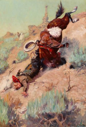The Badger Hole by William Herbert Dunton Oil Painting