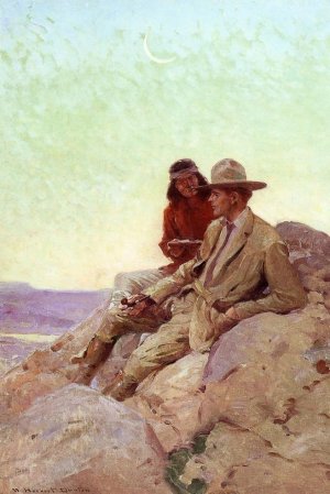 Who Sabez the Way of the Great Spirit by William Herbert Dunton Oil Painting