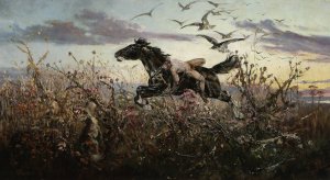 Mazeppa by Waclaw Pawliszak Oil Painting