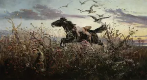 Mazeppa by Waclaw Pawliszak Oil Painting