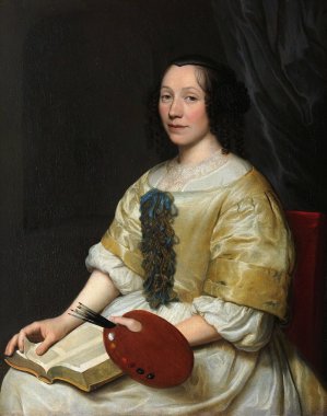 Maria van Oosterwijck. Flower painter by Wallerant Vaillant Oil Painting