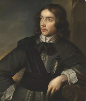 Portrait of a gentleman by Wallerant Vaillant Oil Painting