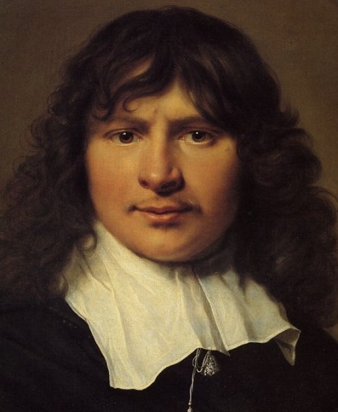 Main Product Photo of Portrait of a Young Man, Bust Length, Wearing a White Linen Collar Painting by Wallerant Vaillant