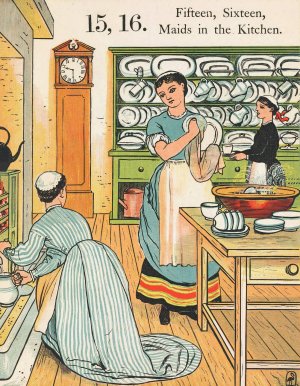1, 2, buckle my shoe 6 by Walter Crane Oil Painting