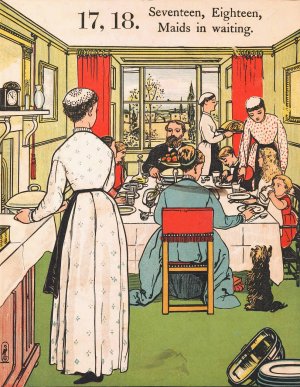1, 2, buckle my shoe 7 by Walter Crane Oil Painting
