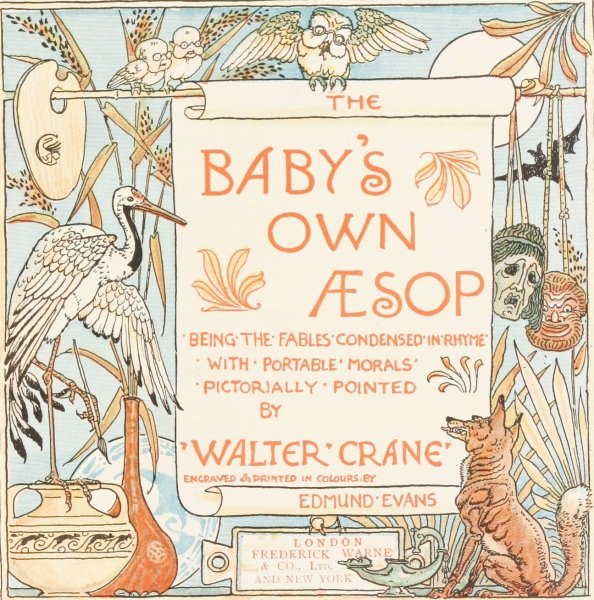Main Product Photo of Baby's own Aesop  Painting by Walter Crane