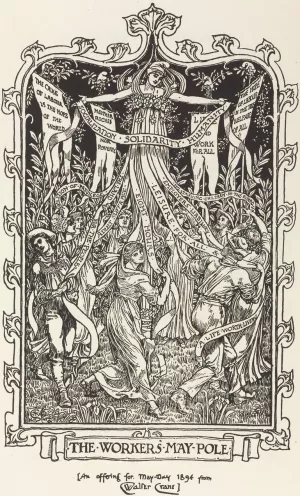 Cartoons for the cause Pl.10 by Walter Crane Oil Painting