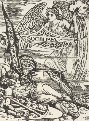Cartoons for the cause Pl.4 by Walter Crane Oil Painting