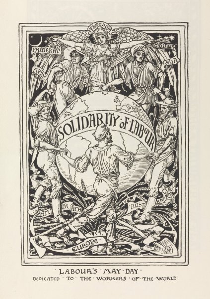 Main Product Photo of Cartoons for the cause Pl.7  Painting by Walter Crane