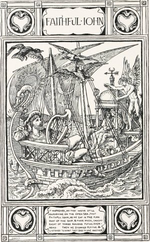 Faithful John by Walter Crane Oil Painting