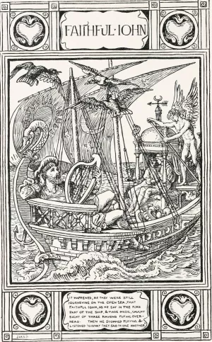 Faithful John by Walter Crane Oil Painting