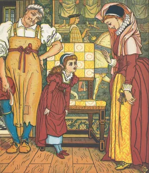 Goody Two Shoes 1 Oil painting by Walter Crane